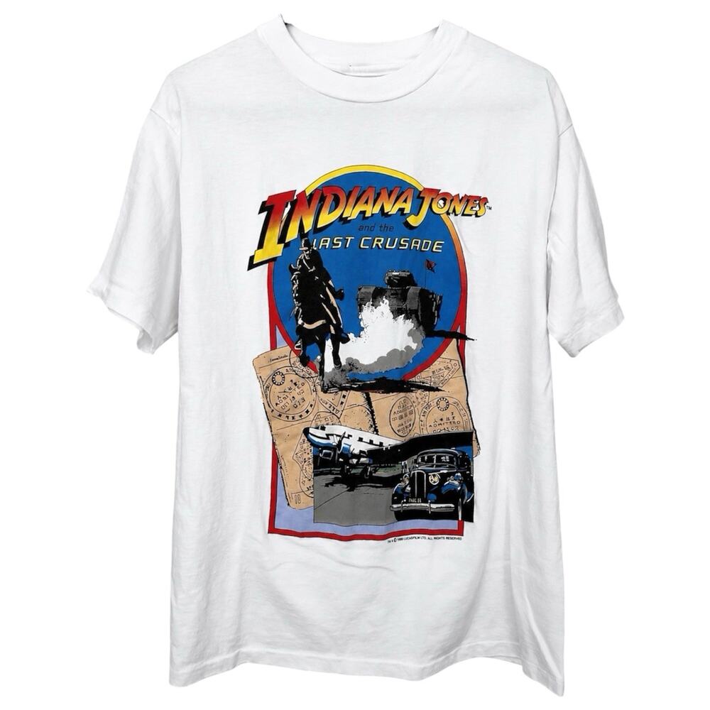 Indiana Jones and the Last Crusade Promo T-Shirt New‎ In Bag Deadstock Large USA